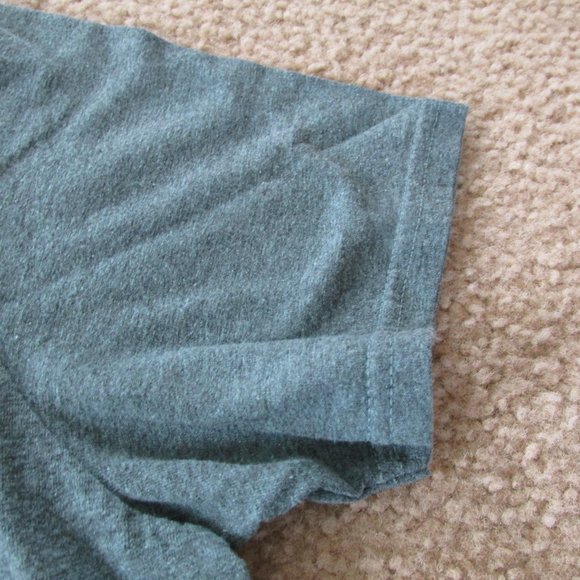 Delta Soft Pullover‎ Chicago T Shirt Women Large Green Short Sleeve Logo Tee Top - Picture 4 of 4